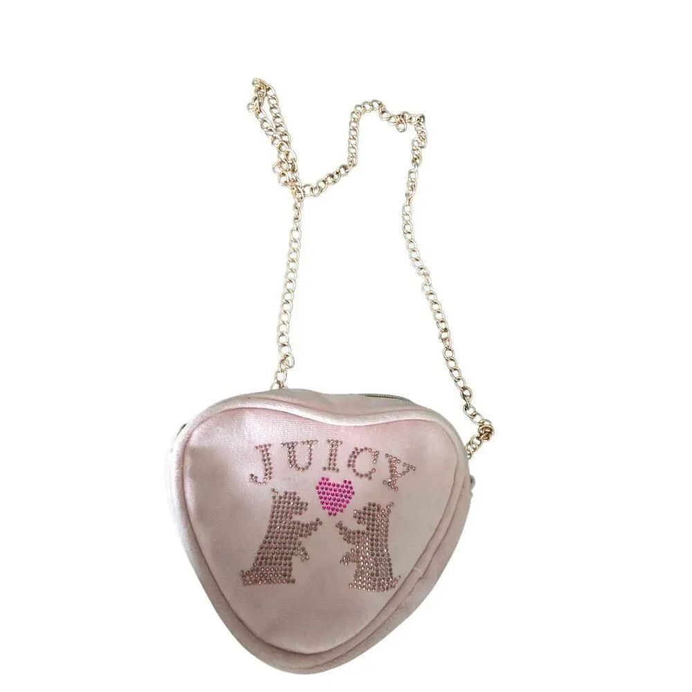 Juicy Couture Velvet Chain Kids Crossbody Purse